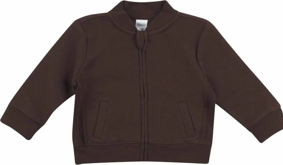 Hanes Baby & Toddler Zip-Up Fleece Jacket - Soft 4-Way Stretch Sweatshirt for Kids
