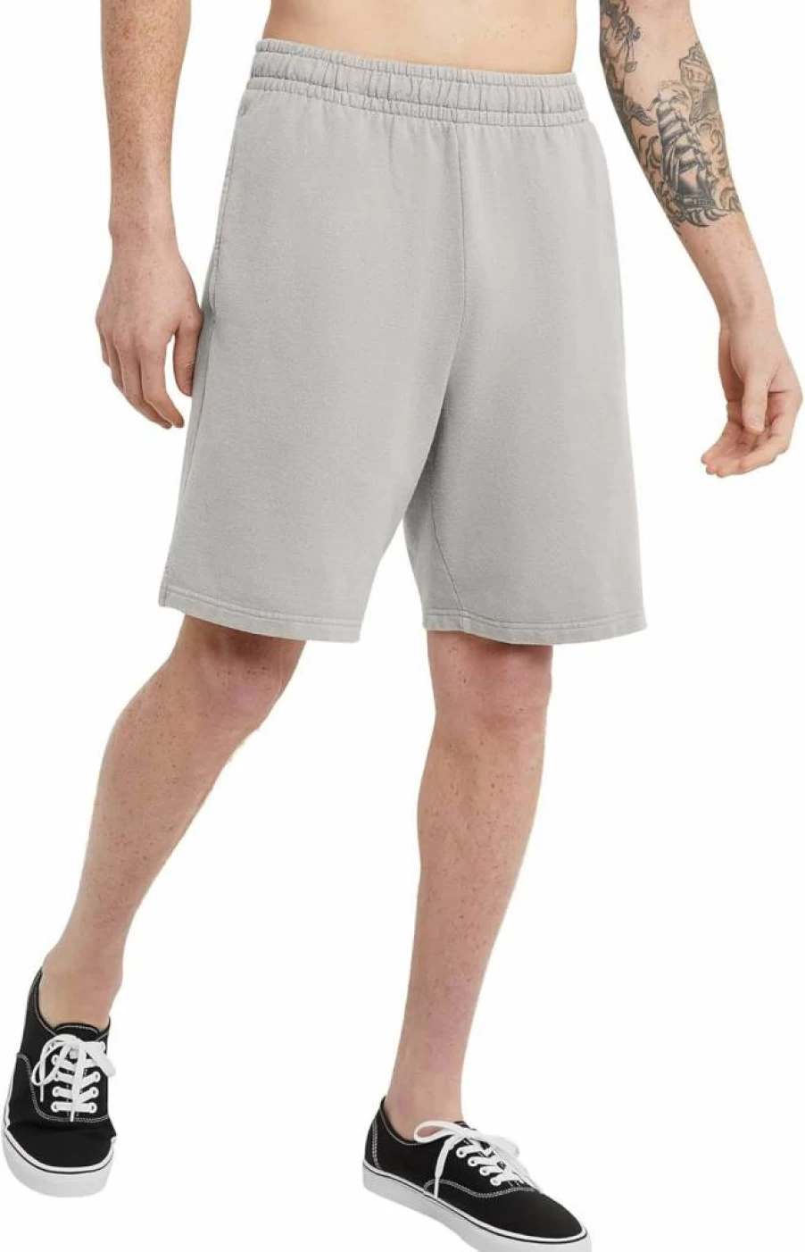 Hanes Men's 8-Inch Cotton Gym Shorts with Pockets - Comfortable Athletic Workout Shorts for Men