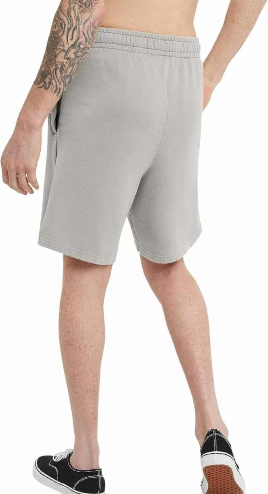 Hanes Men's 8-Inch Cotton Gym Shorts with Pockets - Comfortable Athletic Workout Shorts for Men