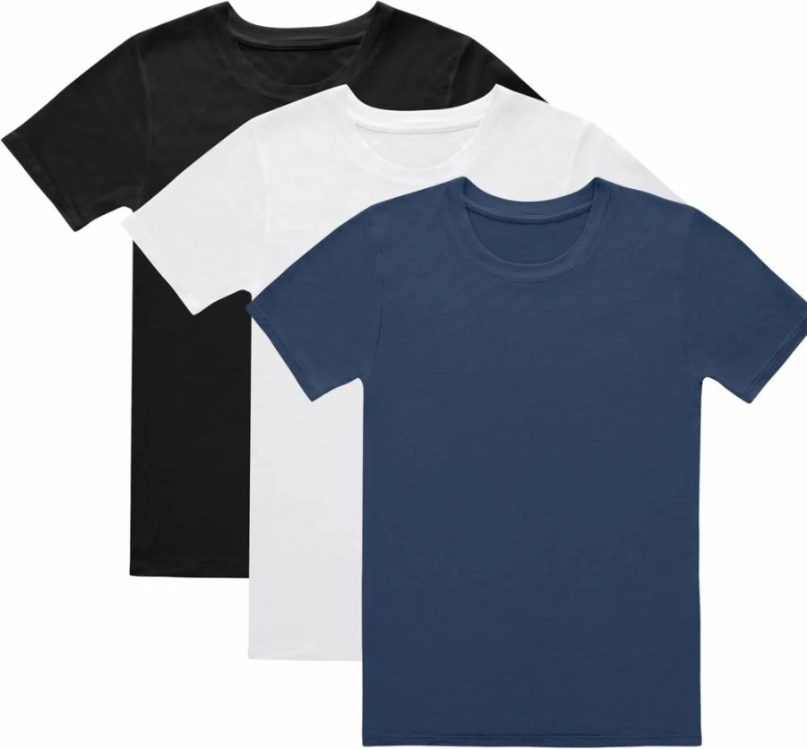 Hanes Boys' Originals 3-Pack Supersoft Moisture-Wicking T-Shirts for Everyday Comfort