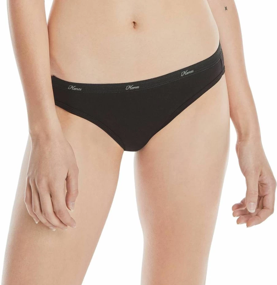 Hanes Women's Cotton Bikini Underwear 10-Pack - Assorted Colors, Comfortable Classic Fit