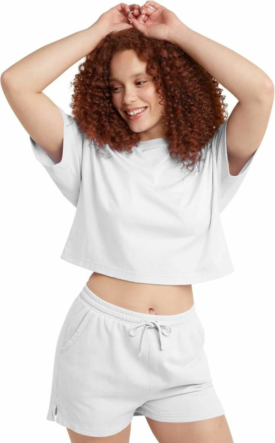 Champion Women's Plus Size Cotton Cropped Short-Sleeve T-Shirt - Originals Collection