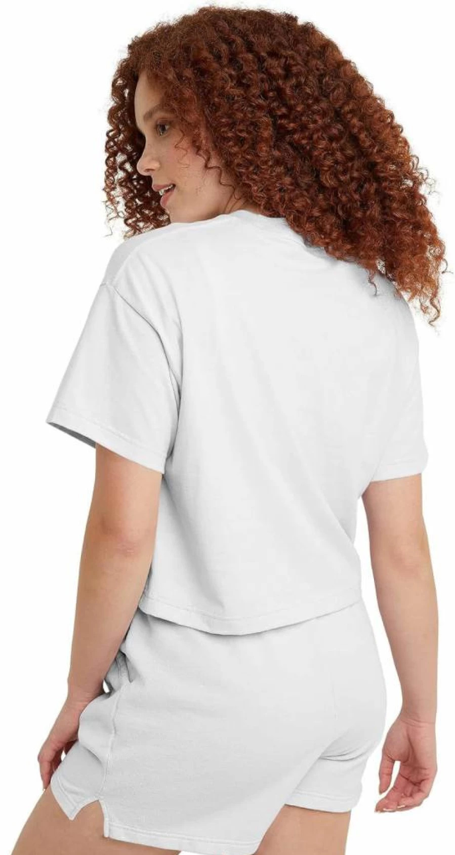 Champion Women's Plus Size Cotton Cropped Short-Sleeve T-Shirt - Originals Collection