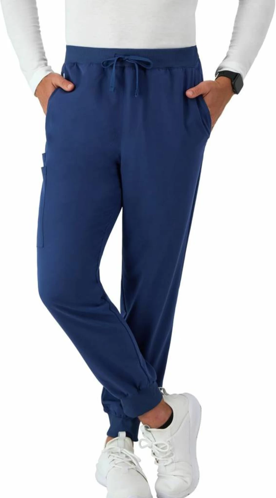 Hanes Men's Healthcare Scrub Joggers - Moisture-Wicking, Odor Control & Multi-Pocket Design for Comfort