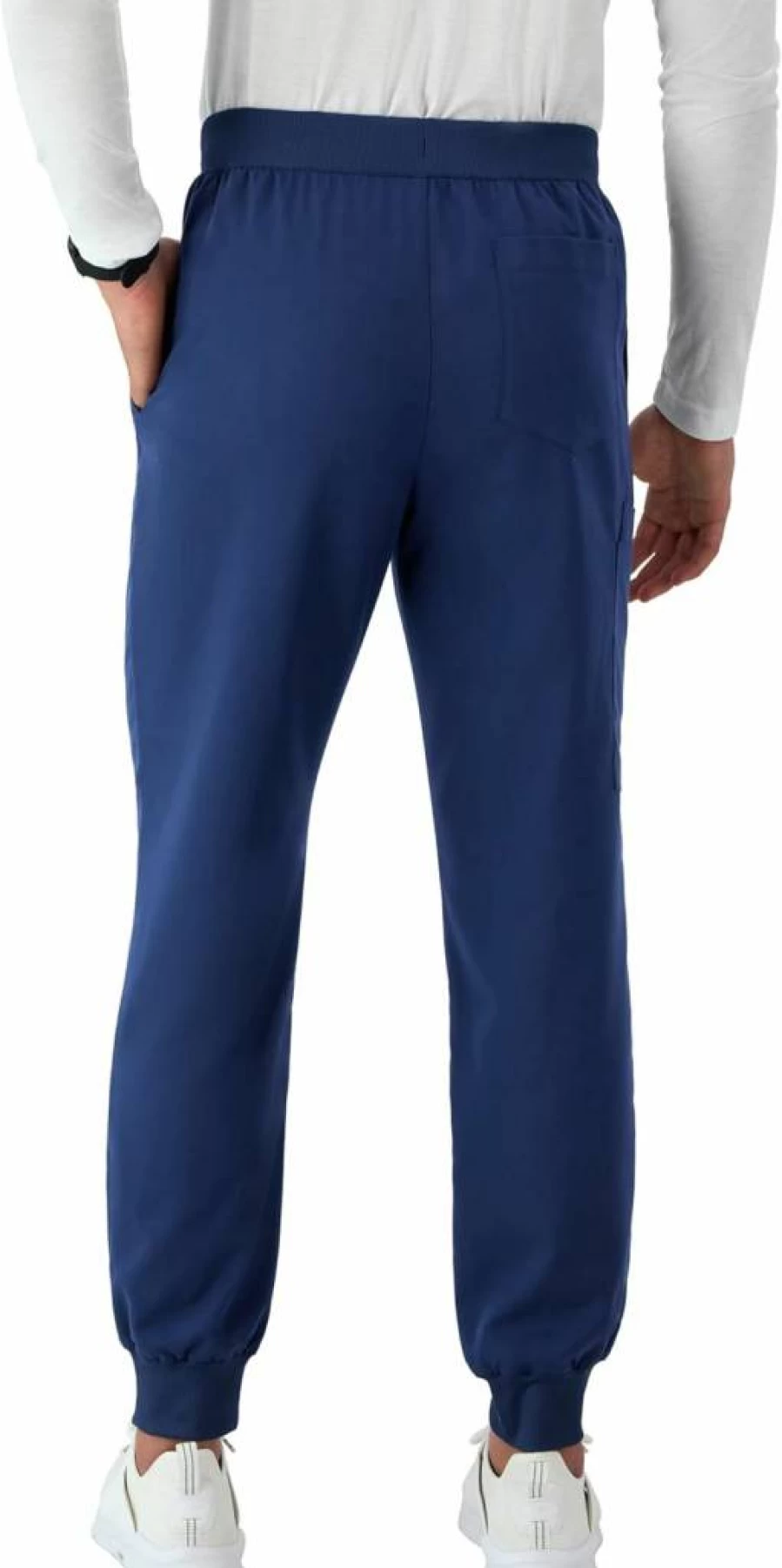 Hanes Men's Healthcare Scrub Joggers - Moisture-Wicking, Odor Control & Multi-Pocket Design for Comfort