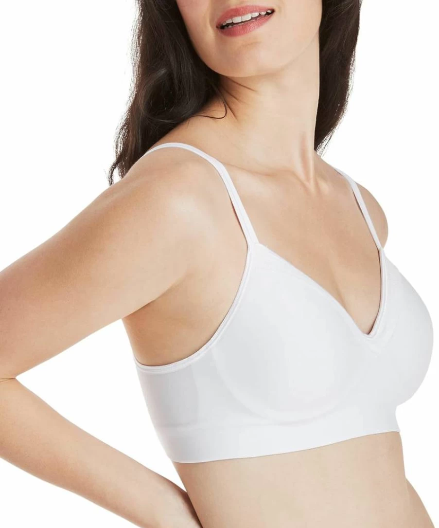 Hanes Women's SmoothTec ComfortFlex Fit Wirefree Bra MHG199 - Wireless Comfort Bra for Women - Soft Support Seamless Underwear