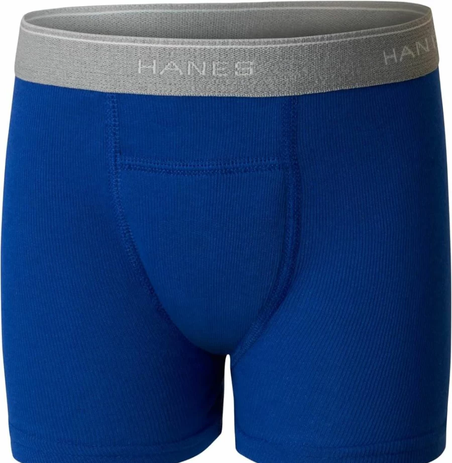 Hanes Boys' Potty Training Underwear - 6-Pack Moisture-Wicking Boxer Briefs for Toddlers