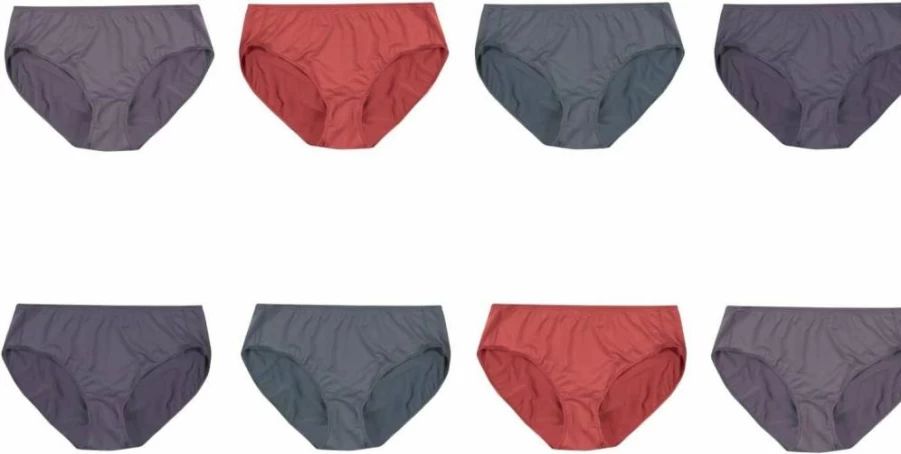 Hanes Women's Moisture-Wicking Microfiber Underwear 10-Pack - Breathable Stretch Panties in Assorted Colors