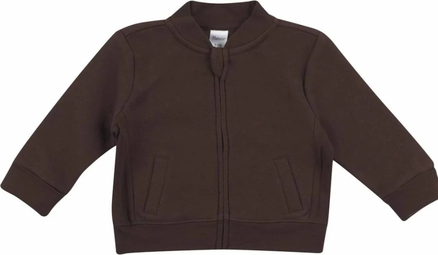 Hanes Baby & Toddler Zip-Up Fleece Jacket - Soft 4-Way Stretch Sweatshirt for Kids