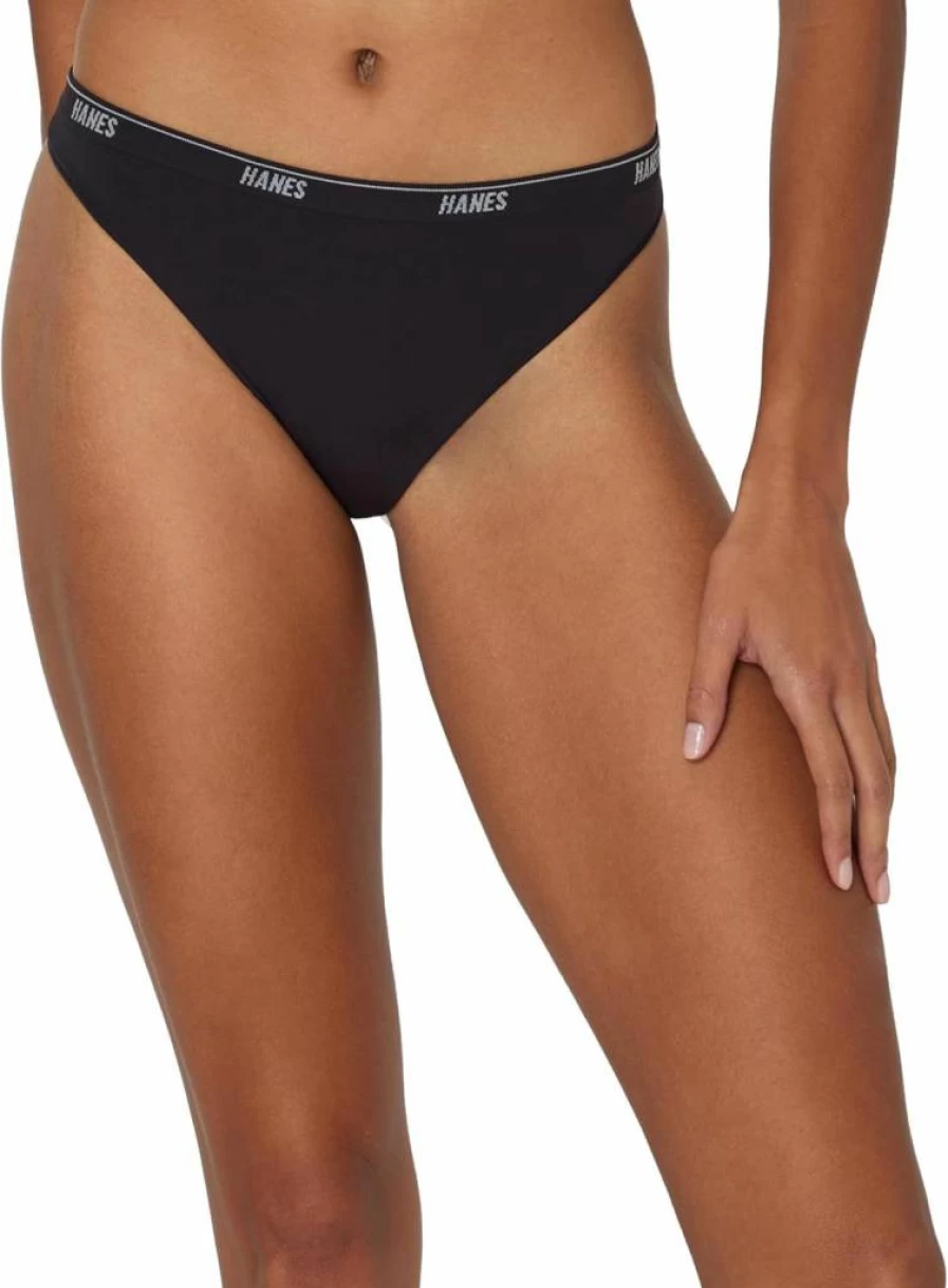 Hanes Women's 360 Flex Stretch Panties 6-Pack - Seamless Hipster, Bikini & Thong Underwear for Comfort & Smooth Fit