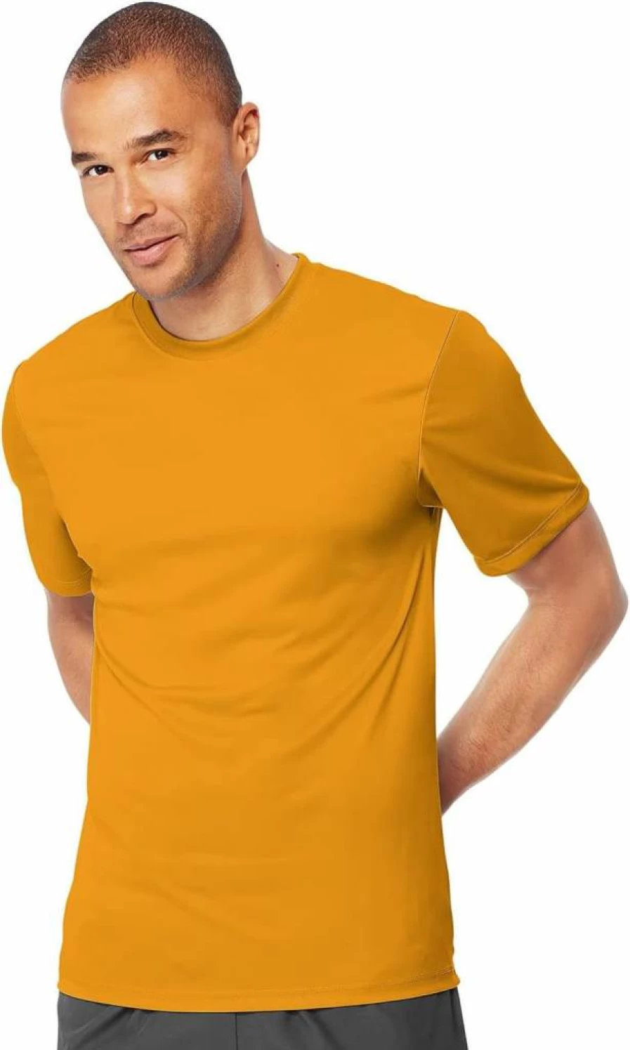 Hanes Men's Performance Heathered Workout T-Shirt - Moisture-Wicking Athletic Training Tee