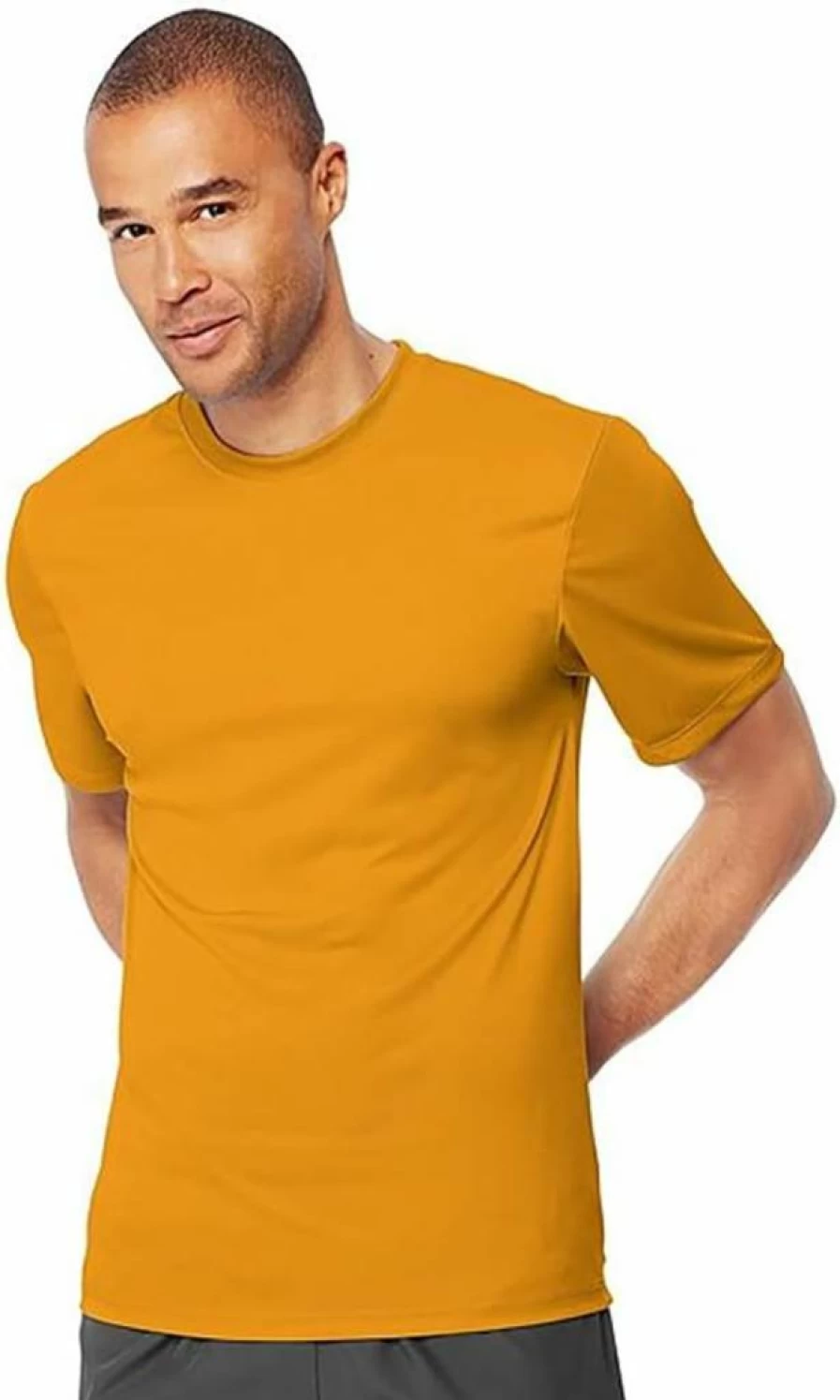 Hanes Men's Performance Heathered Workout T-Shirt - Moisture-Wicking Athletic Training Tee