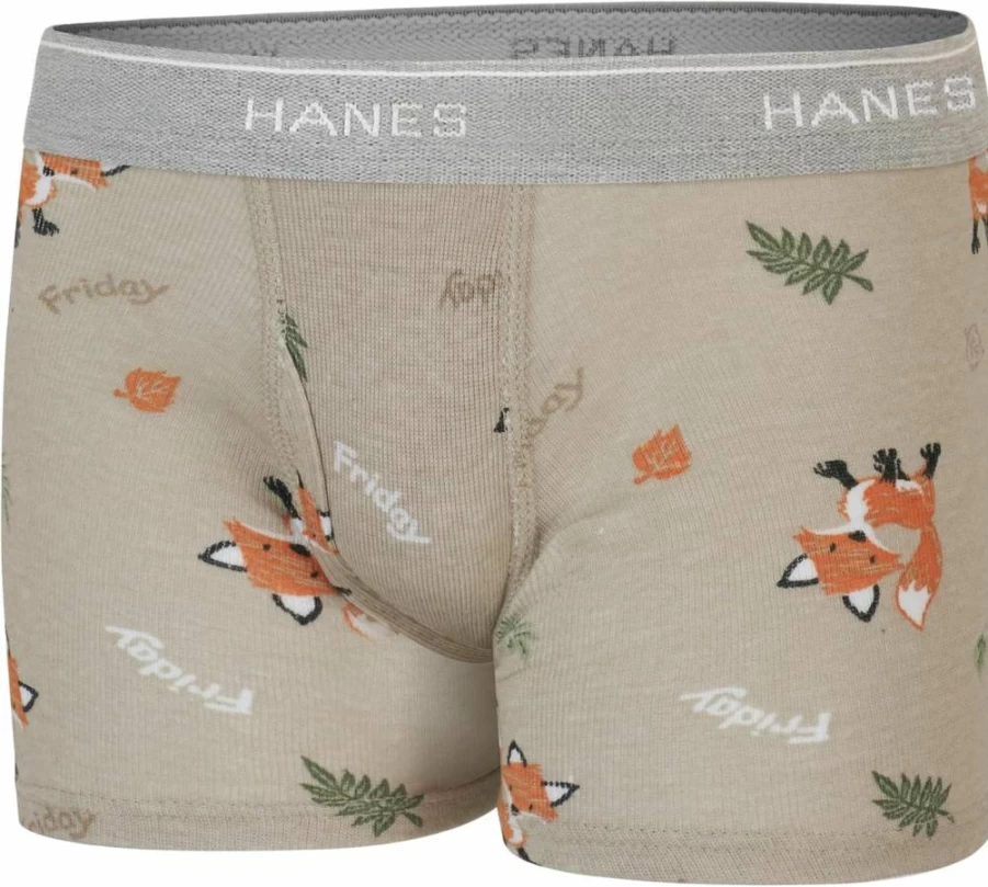 Hanes Boys & Toddlers Soft Comfort Flex Boxer Briefs Multipack - Breathable Cotton Underwear with Stretch Waistband
