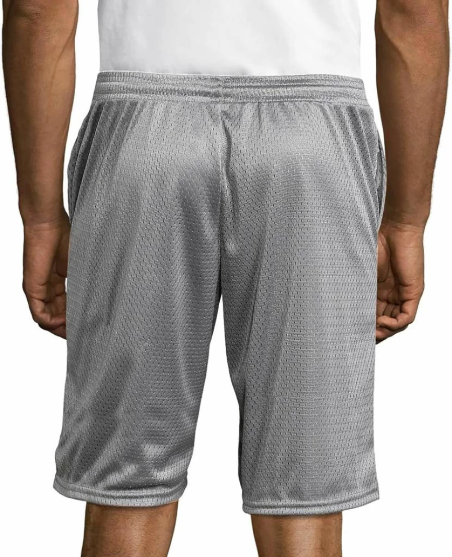 Hanes Men's 9" Performance Mesh Athletic Shorts with Pockets, Moisture-Wicking Sport Shorts for Training & Running