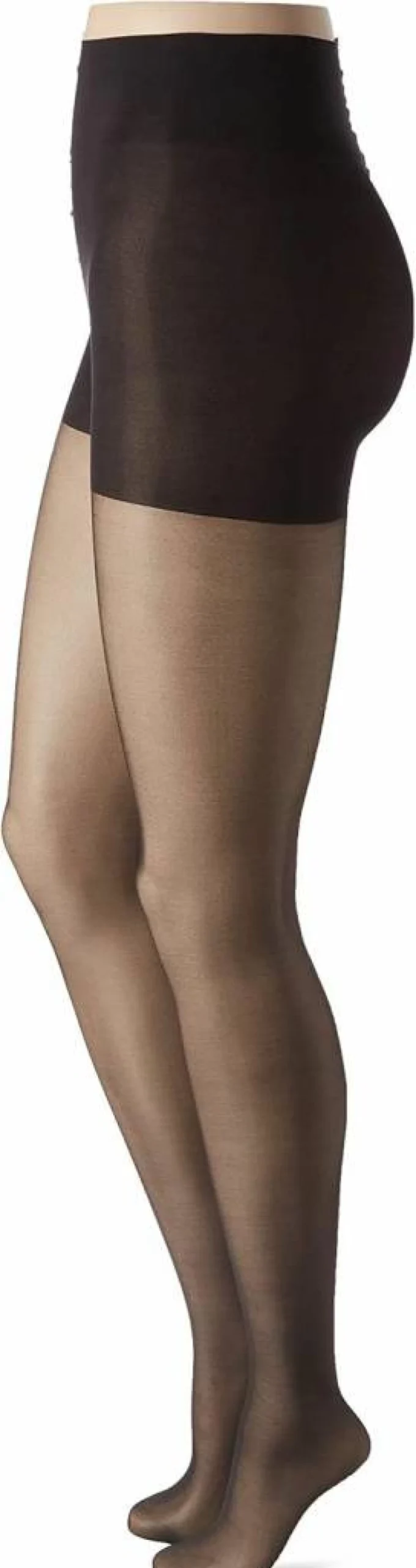 Hanes Sheer Control Top Pantyhose with Reinforced Toe and Backseam for Comfort & Support