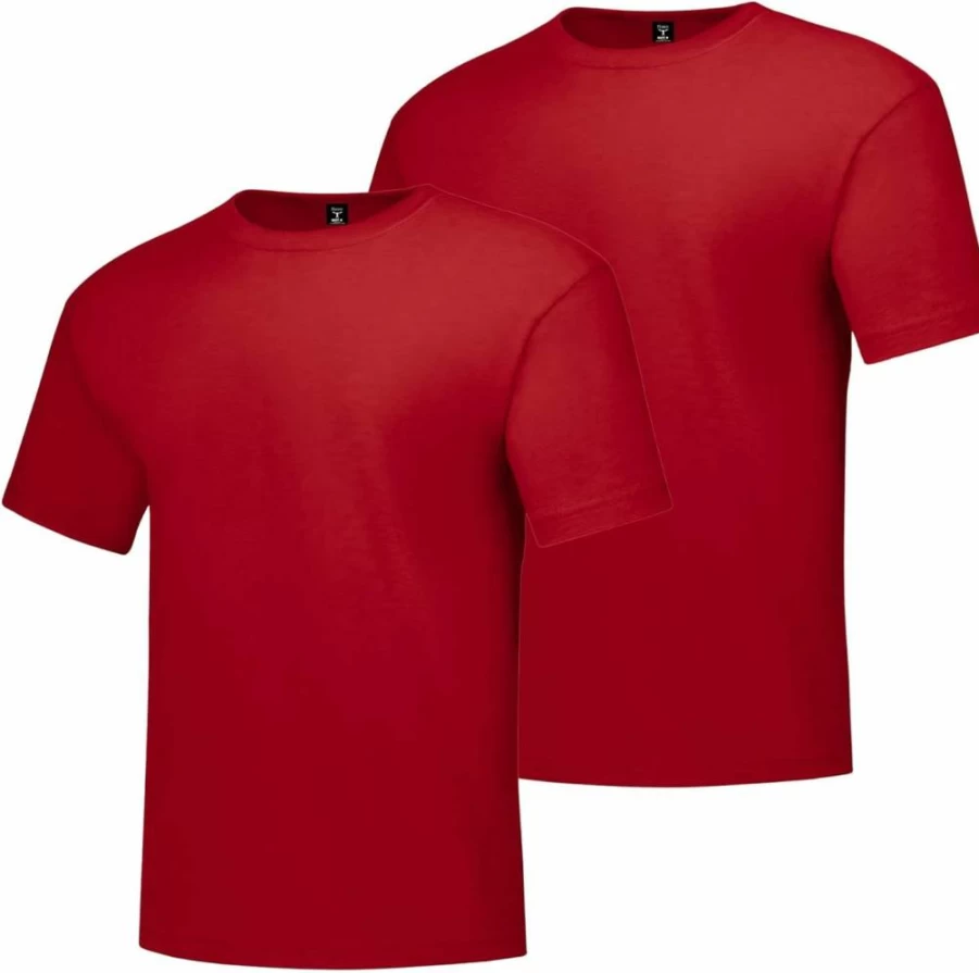 Hanes Men's Big & Tall Beefy-T Heavyweight Cotton T-Shirt, 1 or 2 Pack, Comfort Fit Crewneck Tee