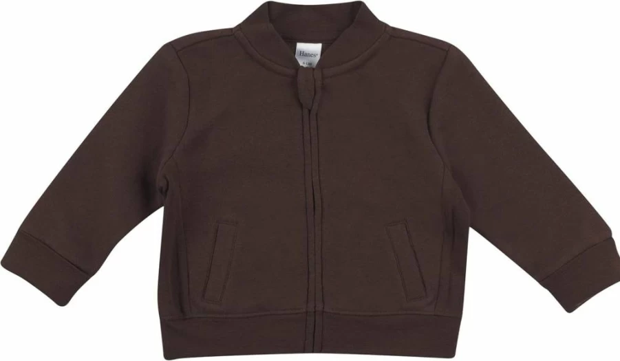 Hanes Baby & Toddler Zip-Up Fleece Jacket - Soft 4-Way Stretch Sweatshirt for Kids